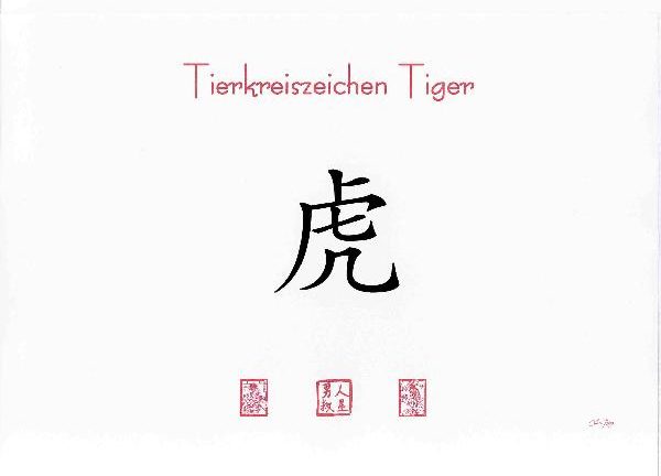 Tierkreiszeichen Tiger